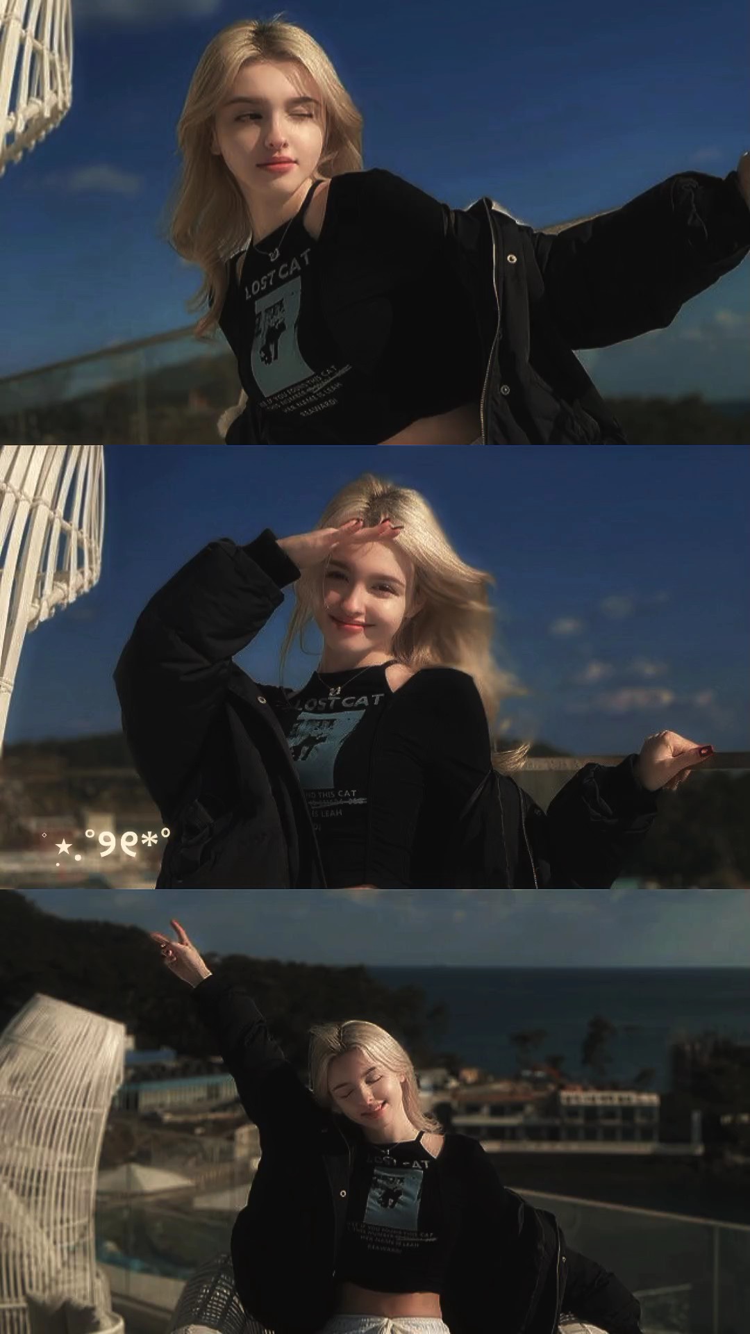 3 clip aesthetic
