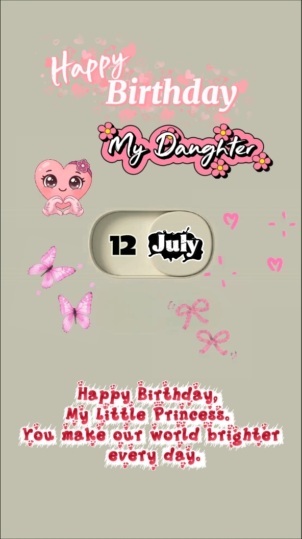 Birthday my daughter