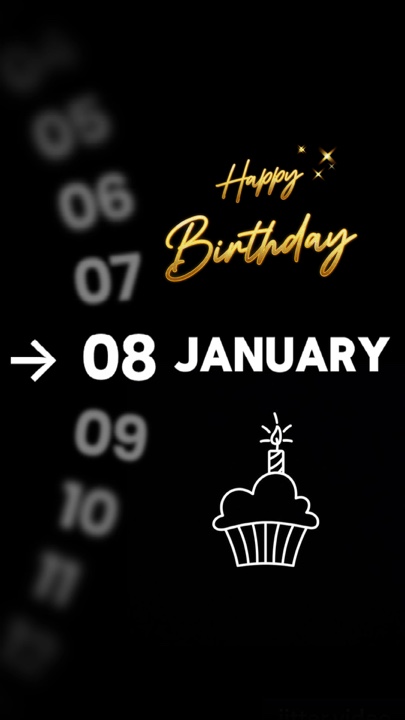 ANNIVERSAIRE 08 JANVIER
