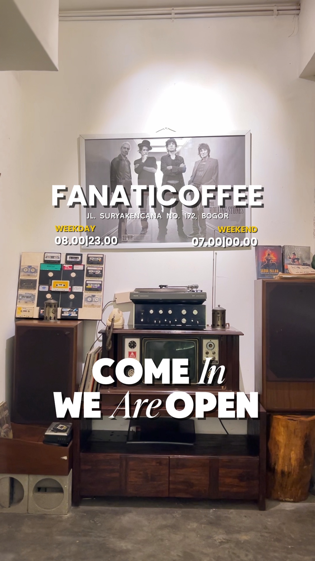 WE ARE OPEN