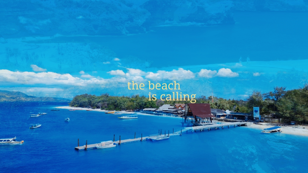 A praia está chamando