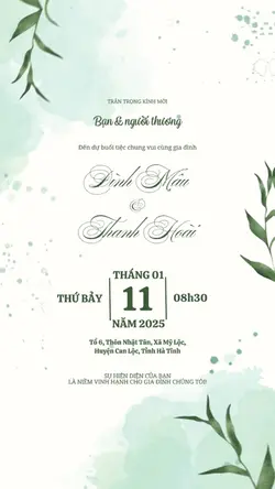 Thiệp cưới online