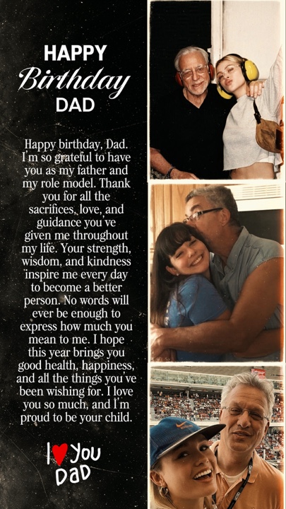 FELIZ ANIVERSÁRIO PAI