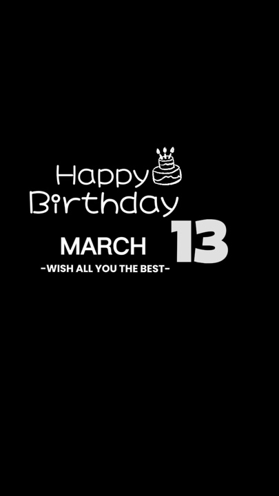 FELIZ CUMPLEAÑOS 13