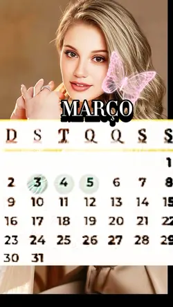 CALENDÁRIO MARÇO 
