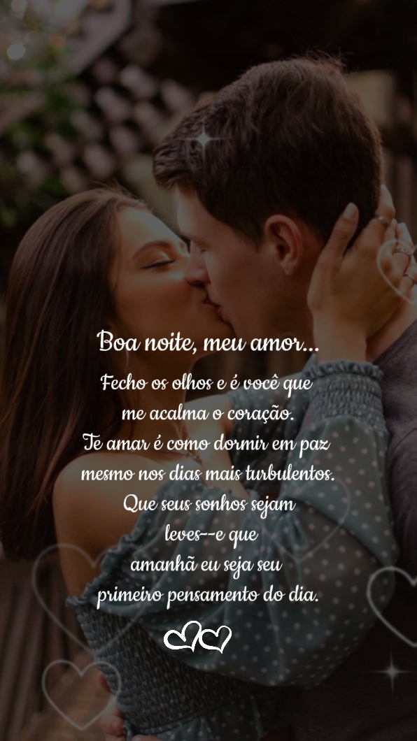 Boa noite meu amor..