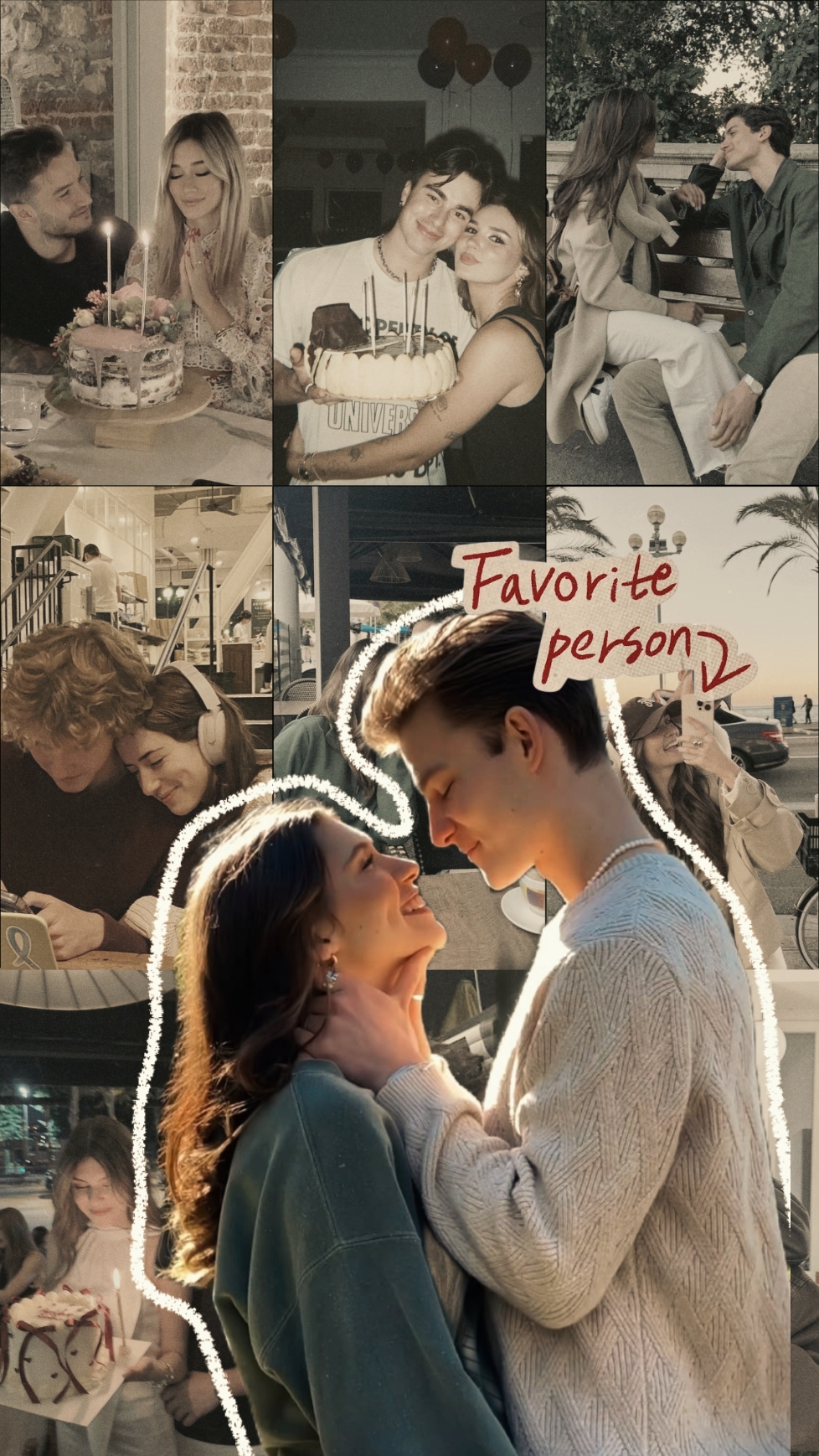 Photo grid scroll