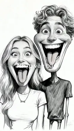 Funny caricature