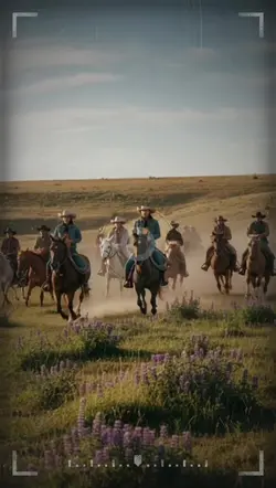 Cavalgada em clima cinematográfico