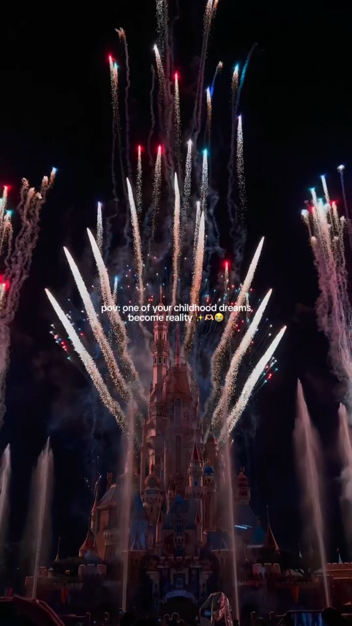 Fuegos artificiales de Disney