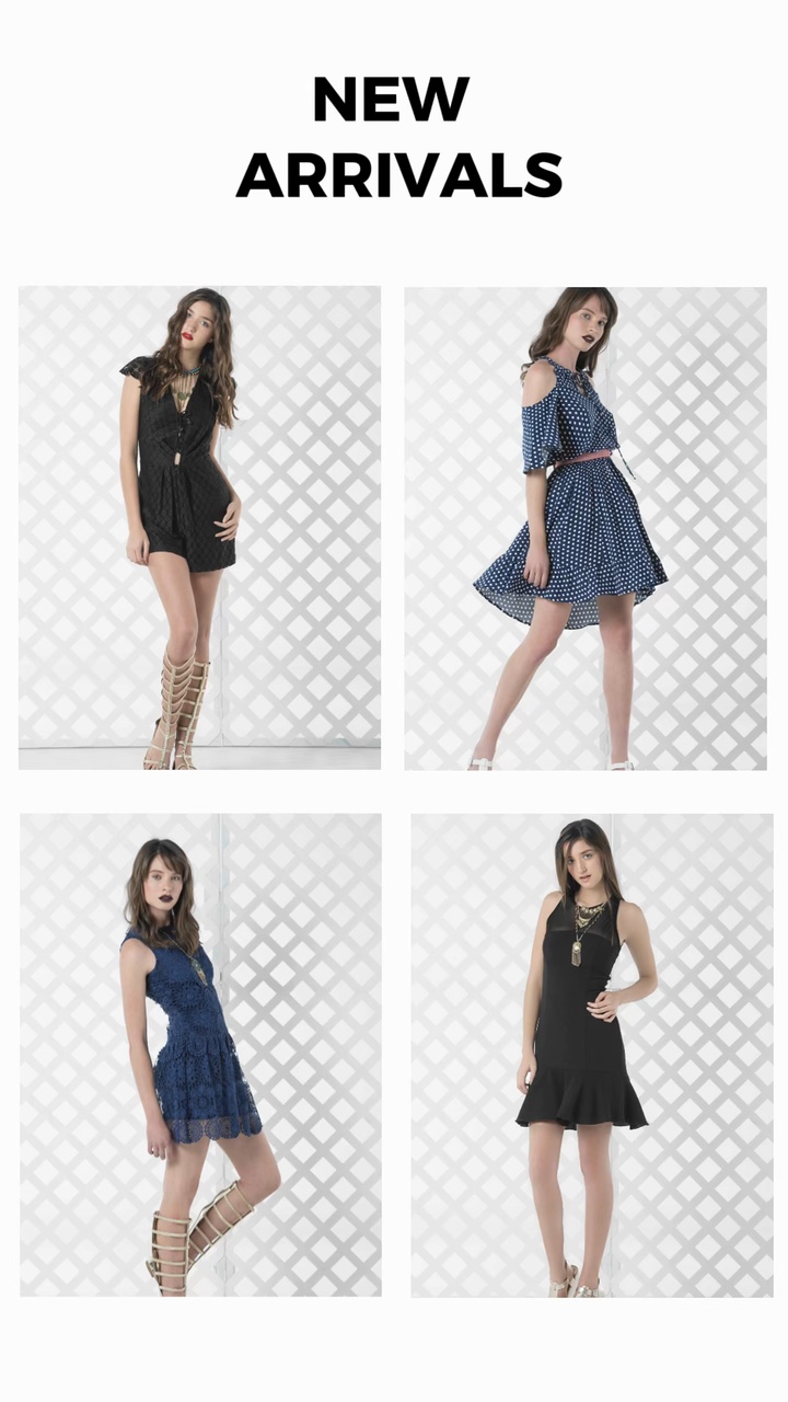 Pantalla de nuevos productos de ropa estilo TikTok