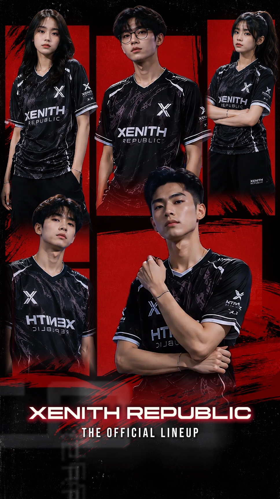 ESQUADRÃO DE EQUIPE DE POSTER