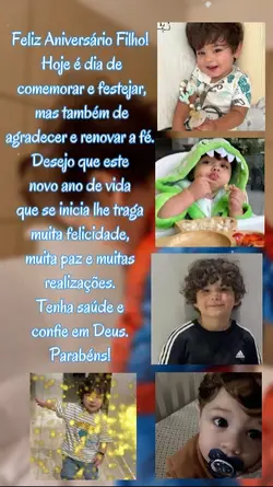 ANIVERSÁRIO FILHO
