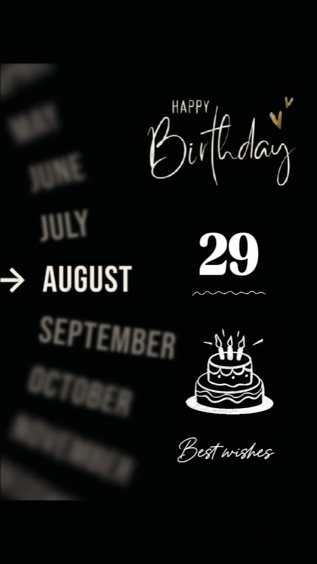 29 ULANG TAHUN AGUSTUS