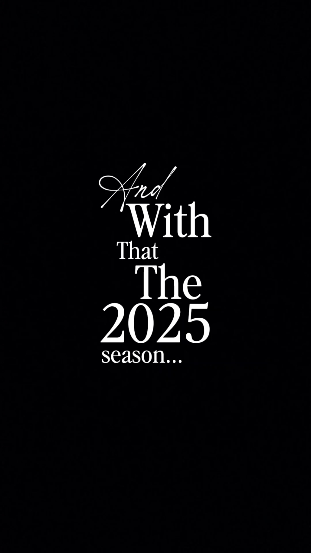 Temporada 2025 chega a