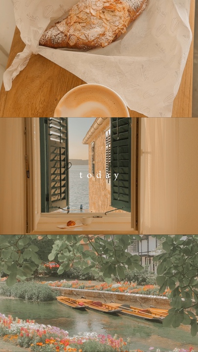 today grid aesthetic