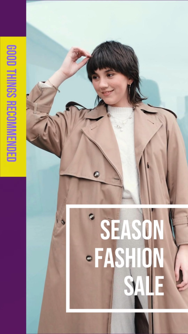 Promoção de roupas femininas elegantes