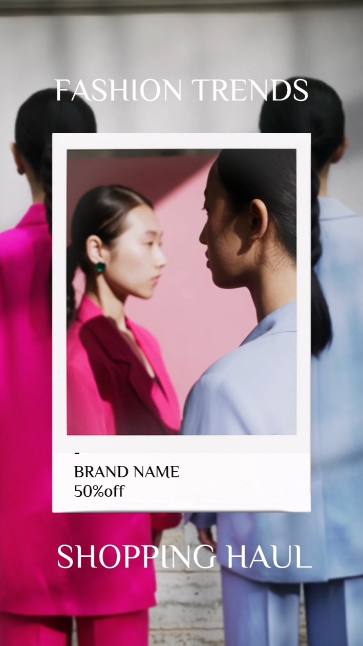 Promoción de ropa de moda de alta gama