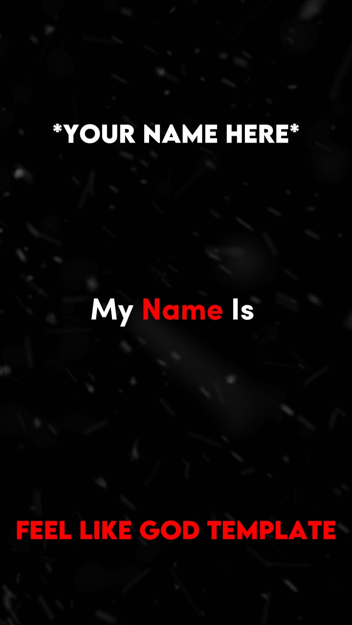 My Name Is Edit 4 U 