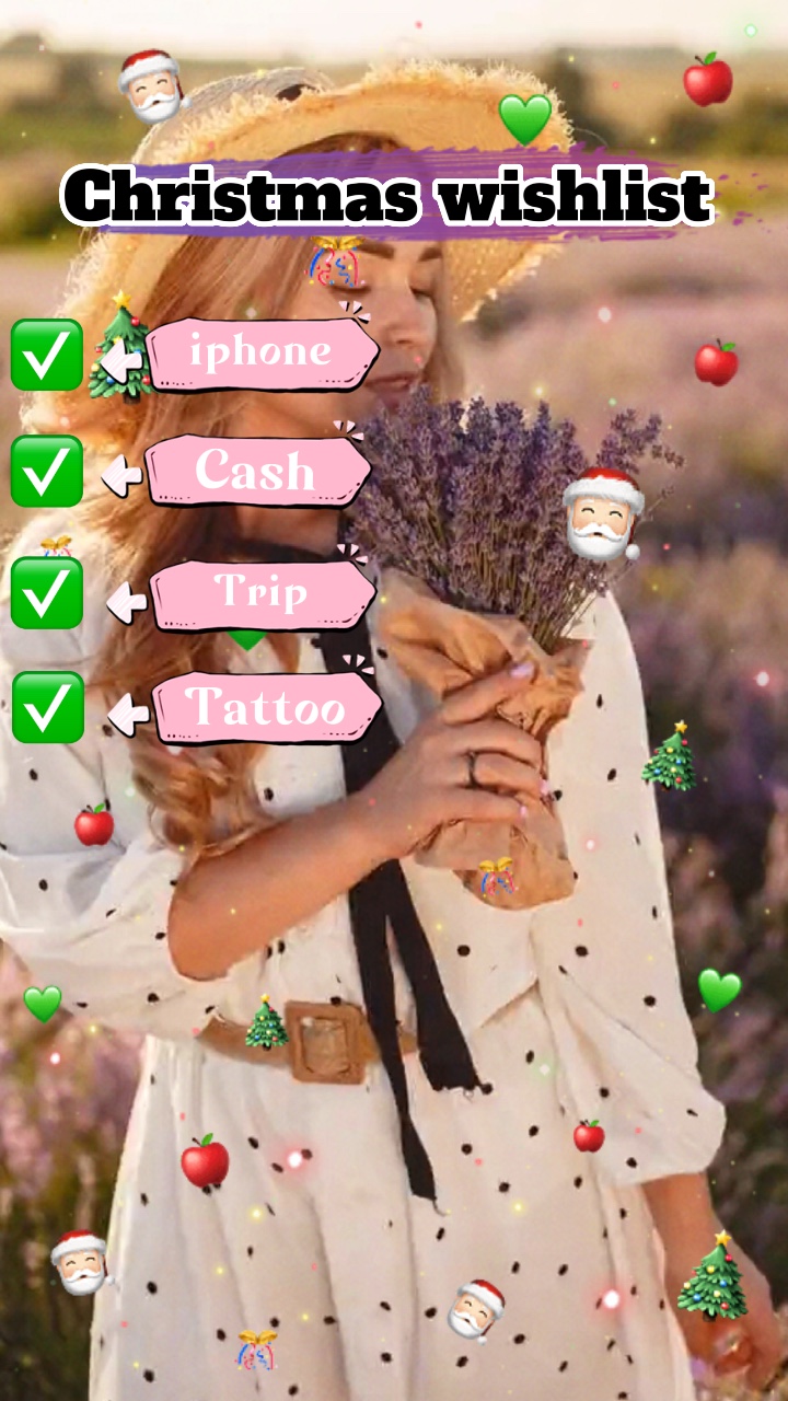 Lista de desejos de natal