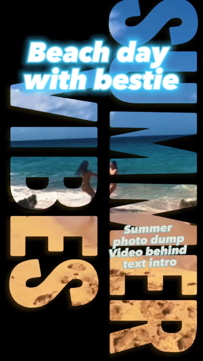 Journée à la plage et bestie