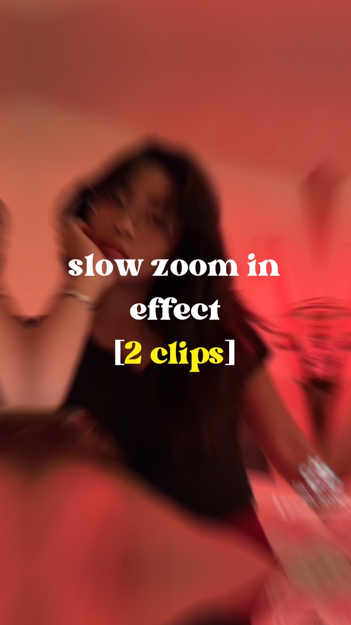 slow zoom in effect