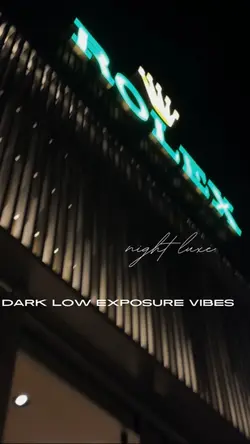 night luxe dark vibe