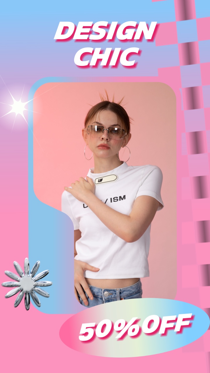 Mostra de roupas para jovens adultos