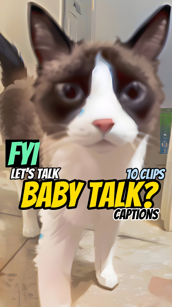 Conversa de bebê com gatos