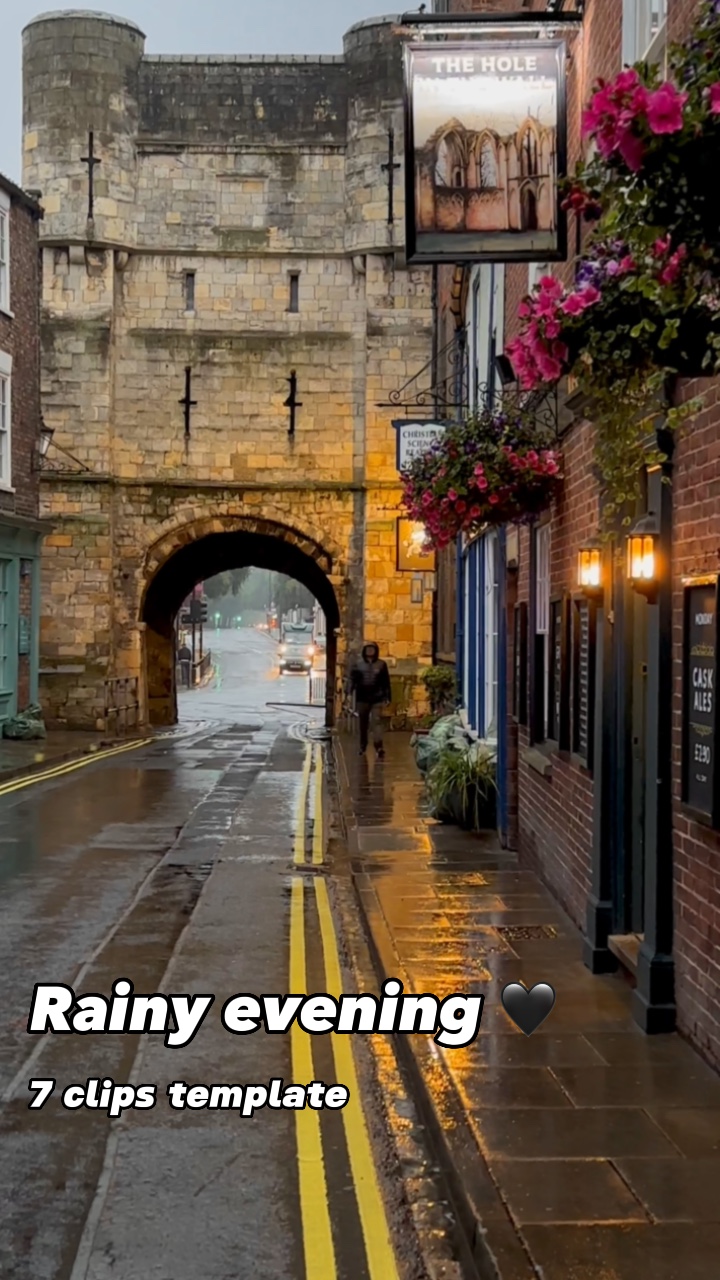 Rainy day in York 🖤