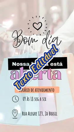 Bom dia loja