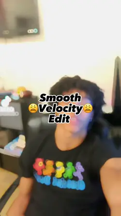 Smooth velocity edit