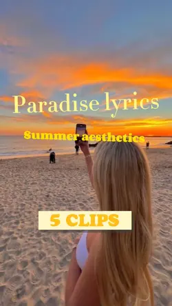 Paradise lyrics 🎶