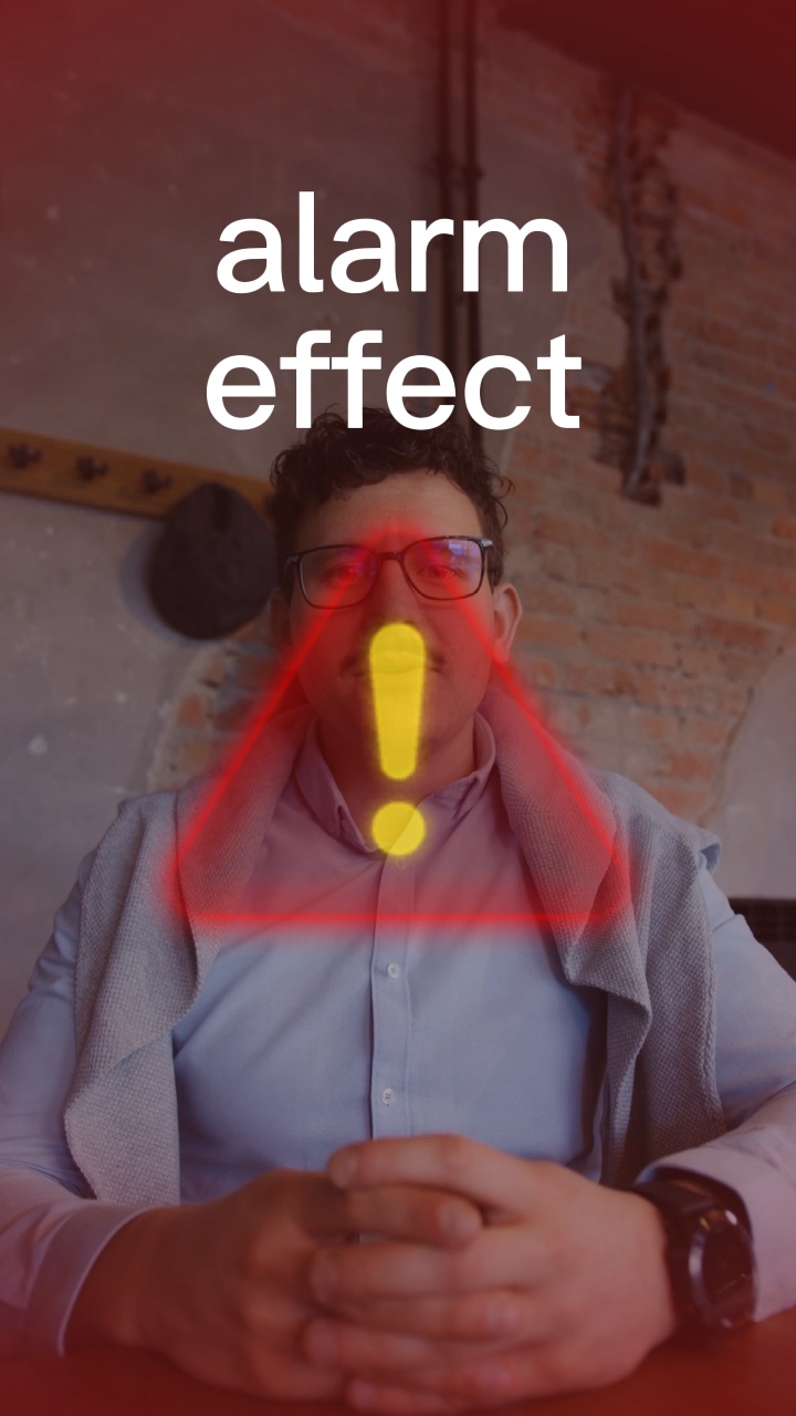 Efecto de alarma
