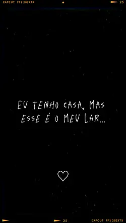 Meu lar...