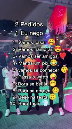 2 pedidos 1 eu nego