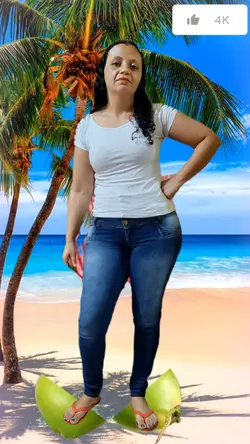 Montagem no coco
