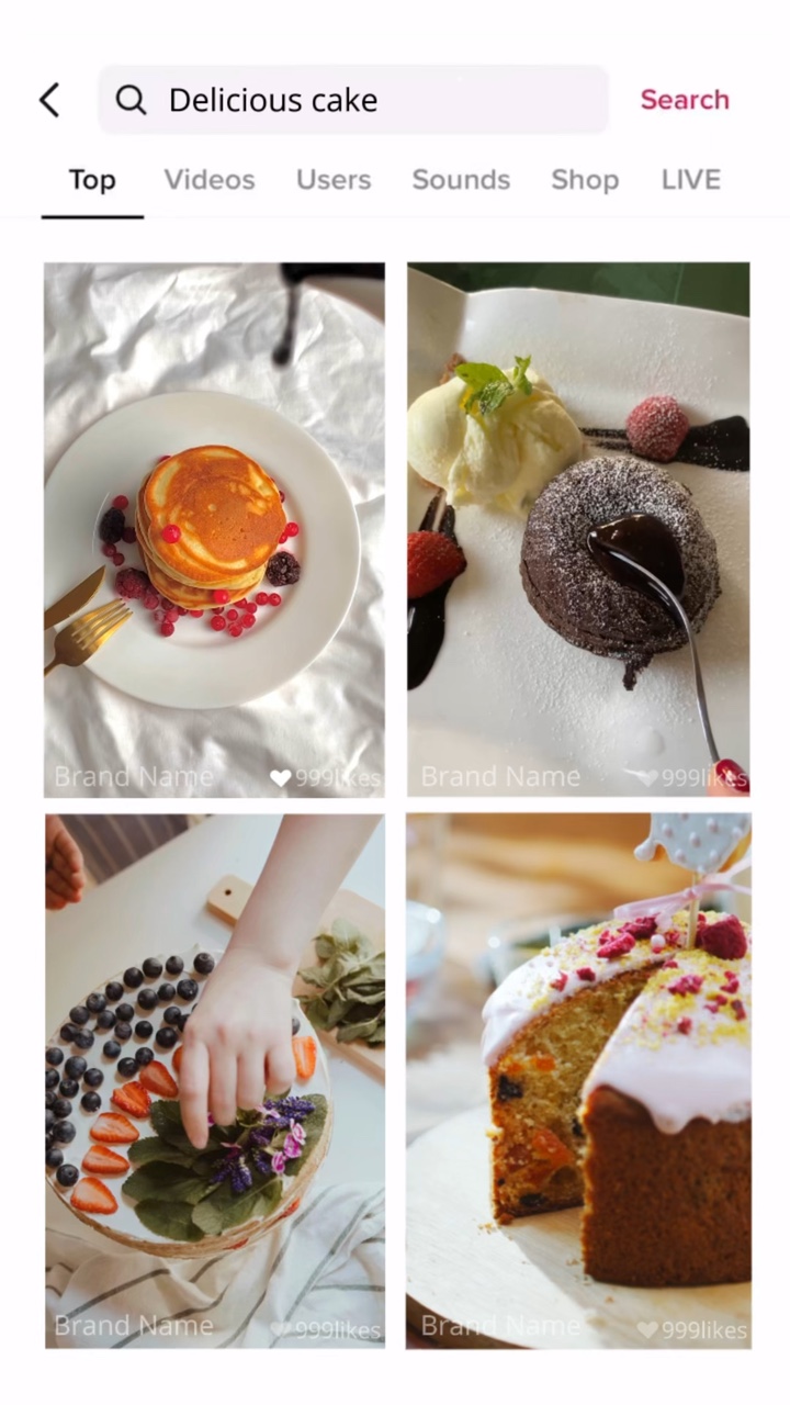 Présentoir à desserts
