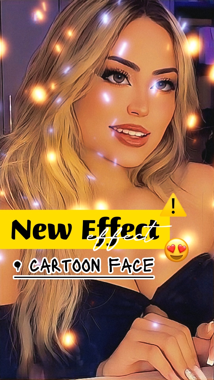 Visage de dessin animé😍