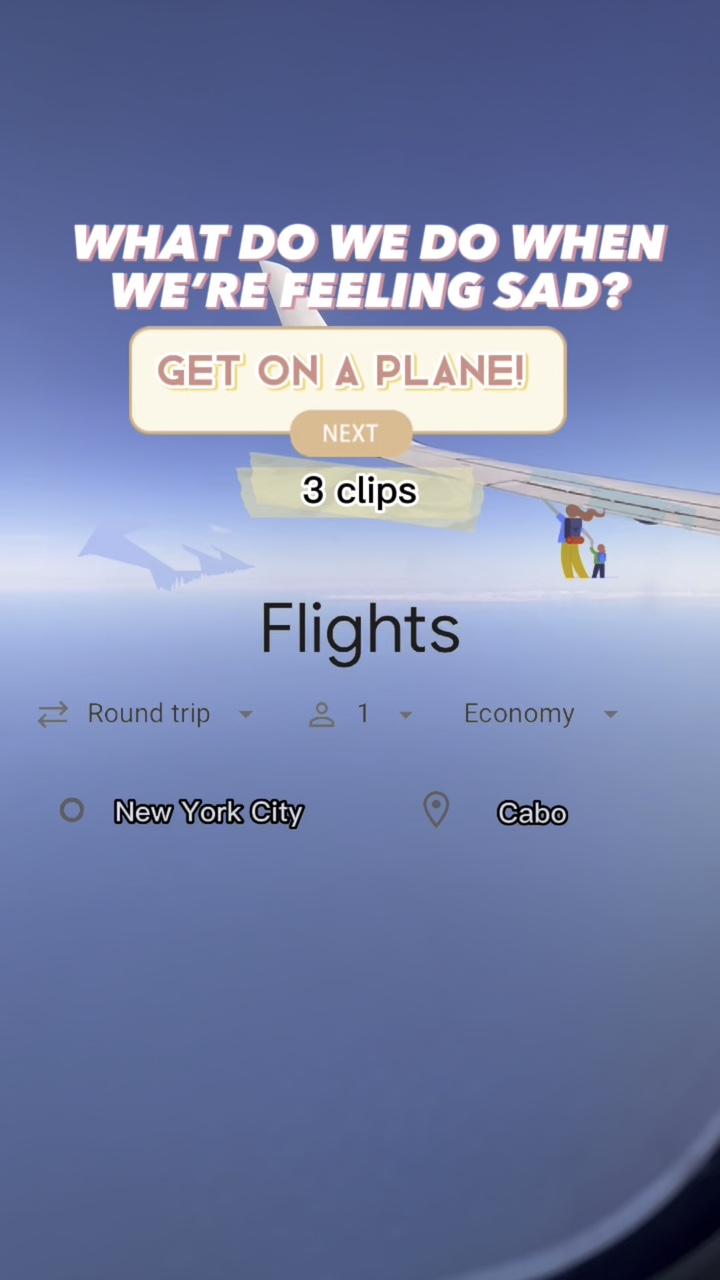 Get on a plane