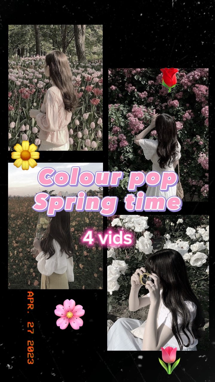Farbe Pop Frühling