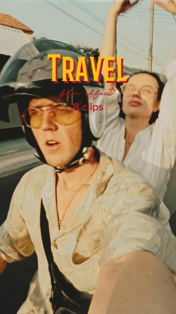 Efecto de película - viaje