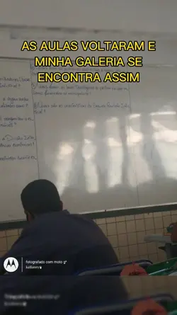 AS AULAS VOLTARAM...