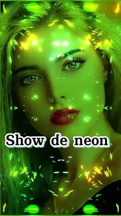 show de luzes neon