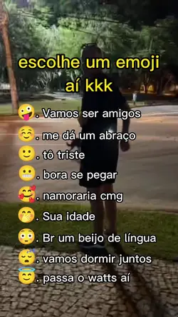 Escolher um emoji aí