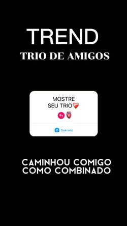 Trio amizade❤️
