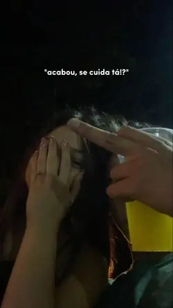 Acabou, se cuida tá
