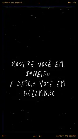 JANEIRO X DEZEMBRO 