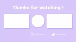 New youtube outro 