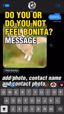 bonita text message